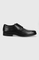 negru Geox Pantofi de piele De bărbați