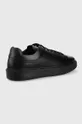 Δερμάτινα αθλητικά παπούτσια HUGO μαύρο