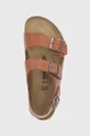 hnedá Kožené sandále Birkenstock Milano
