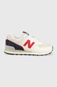 New Balance sneakersy ML574WN2 skóra zamszowa beżowy ML574WN2