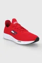 Αθλητικά παπούτσια Tommy Sport Elite 6 κόκκινο