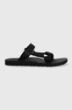 black Teva sliders Men’s