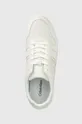biały Calvin Klein sneakersy skórzane