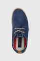 niebieski Pepe Jeans espadryle zamszowe tourist c-smart 22