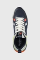 granatowy Pepe Jeans sneakersy britt pro man tech