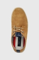 barna Pepe Jeans espadrilles velúrból Tourist C-smart 22