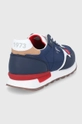 Pepe Jeans buty britt man flag Cholewka: Materiał tekstylny, Skóra naturalna, Wnętrze: Materiał syntetyczny, Materiał tekstylny, Podeszwa: Materiał syntetyczny