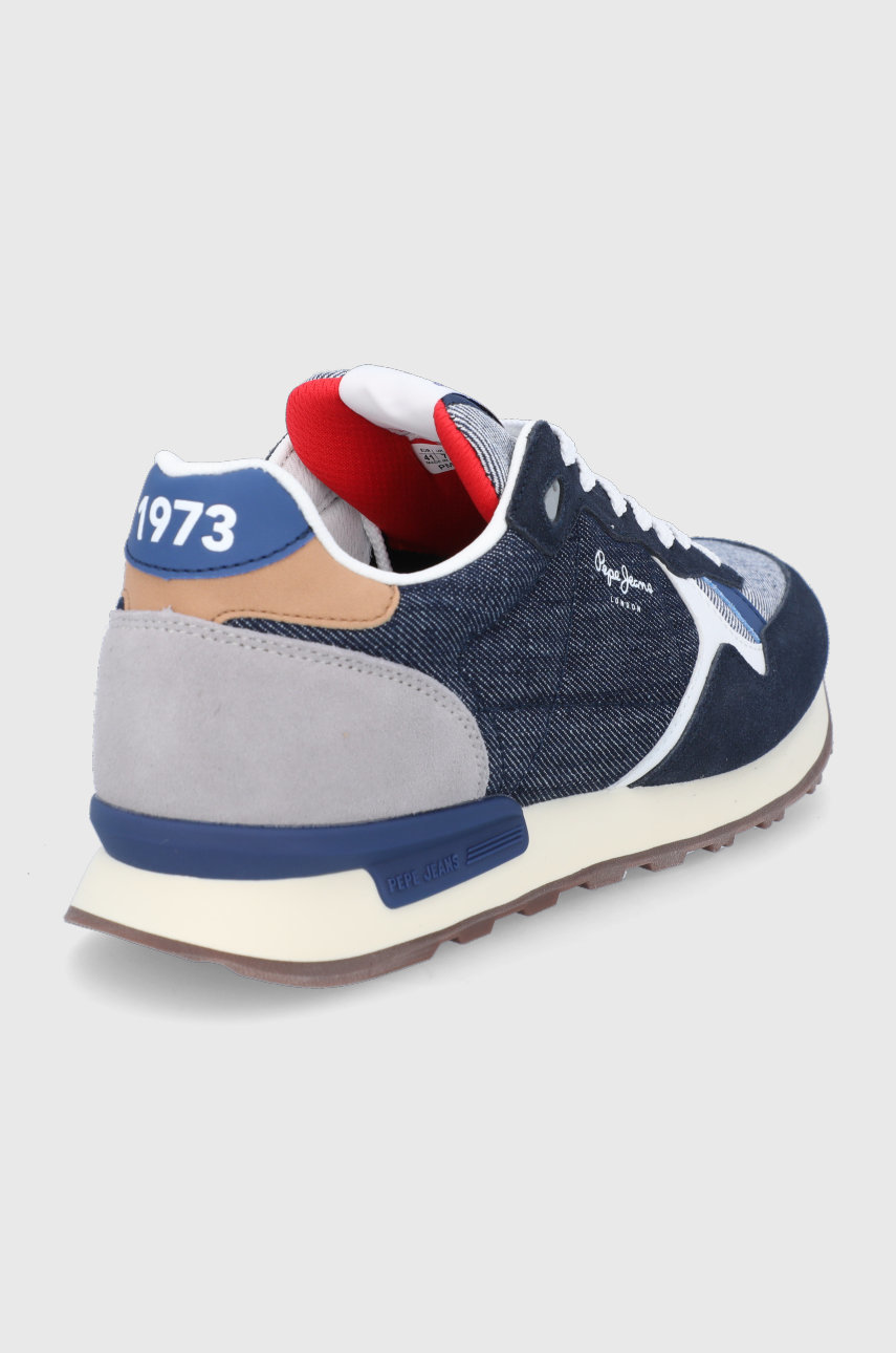 Pepe Jeans pantofi Britt Man Jeans  Gamba: Material textil, Piele intoarsa Interiorul: Material textil Talpa: Material sintetic