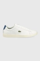 biały Lacoste sneakersy skórzane 743SMA0017X96 Męski