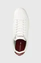 λευκό Δερμάτινα αθλητικά παπούτσια Lacoste
