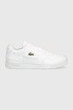 Lacoste sneakersy skórzane syntetyczny biały 743SMA0023.21G