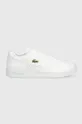 λευκό Δερμάτινα αθλητικά παπούτσια Lacoste Ανδρικά