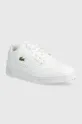 Δερμάτινα αθλητικά παπούτσια Lacoste λευκό
