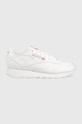 Kožené tenisky Reebok Classic CLASSIC LEATHER platforma bílá GY0953