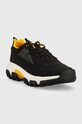 Замшеві кросівки Caterpillar Raider Lace P110599.BLK.YELLOW чорний AW22