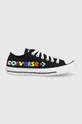 μαύρο Πάνινα παπούτσια Converse Chuck Taylor All Star Unisex