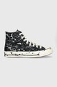 Converse trampki CHUCK 70 HI płaska czarny A01171C.BLK