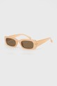 Vero Moda okulary przeciwsłoneczne beżowy 10261553.Nude2