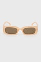 Vero Moda okulary przeciwsłoneczne 10261553.Nude2 beżowy SS22