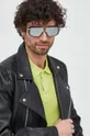czarny Philipp Plein okulary przeciwsłoneczne Męski