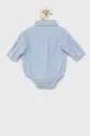 Μωρό βαμβακερό πουκάμισο GAP μπλε