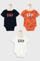 multicolor GAP body niemowlęce (3-pack) Chłopięcy