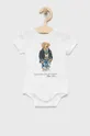 λευκό Βαμβακερά φορμάκια για μωρά Polo Ralph Lauren Για αγόρια