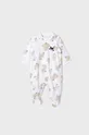 Mayoral Newborn - Φόρμες με φουφούλα μωρού (2-pack) λευκό
