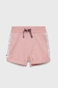 Tommy Hilfiger szorty dziecięce casual różowy KN0KN01435.PPYY