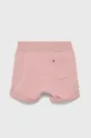 Detské krátke nohavice Tommy Hilfiger ružová