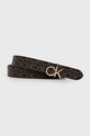 Calvin Klein Pasek brązowy K60K609001.PPYY