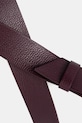 Kožený pásek Patrizia Pepe CW0471.L001 burgundské SS25