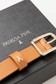 Accesorii Patrizia Pepe curea de piele CW6408.L001 maro