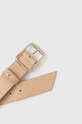 Δερμάτινη ζώνη Patrizia Pepe CW6409.L001 μπεζ SS25
