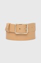 Patrizia Pepe pasek skórzany Gift Box beżowy CW6409.L001