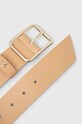 Patrizia Pepe pasek skórzany CW6409.L001 beżowy SS25
