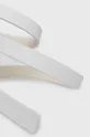 Δερμάτινη ζώνη Tommy Hilfiger Outline Logo 2.5 λευκό