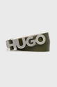 HUGO curea de piele verde 50470629