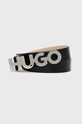 Кожаный ремень HUGO чёрный 50470629
