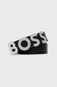 BOSS pasek skórzany 50470631 czarny 50470631