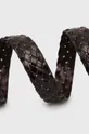 Kožený opasok Sisley čierna