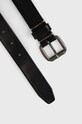 Sisley pasek skórzany 6G8ZSL008.700 czarny SS22