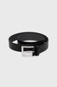 Kožený pásek BOSS černá 50471181