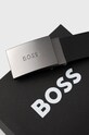 Kožený pásek BOSS 50471332 černá AW22