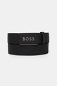 Шкіряний ремінь BOSS чорний 50471333
