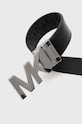 Michael Kors pasek skórzany dwustronny 39H9LBLY1U czarny AW22