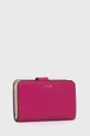 Шкіряний гаманець Furla рожевий