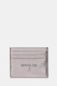 Кожен калъф за карти Patrizia Pepe да сребърен CQ7001.L001