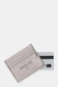 Akcesoria Patrizia Pepe etui na karty skórzane CQ7001.L001 szary