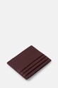 Kožené pouzdro na karty Patrizia Pepe CQ7001.L001 burgundské SS25